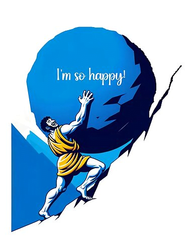 Happy Sisyphus Meme