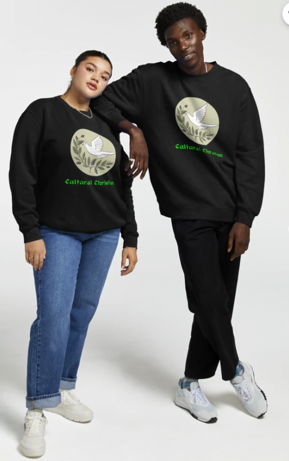 Cultural Christian Black Sweatshirt
