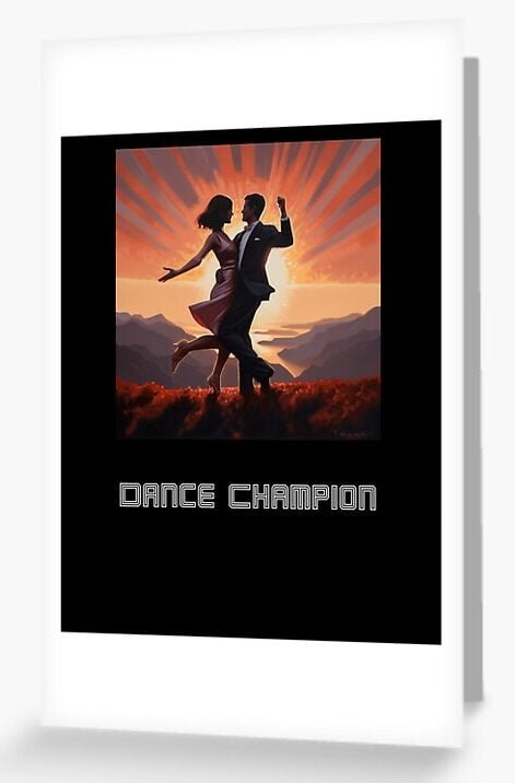 Dance Champion Greeting Card