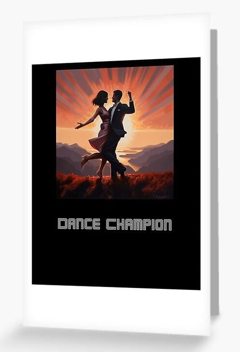 Dance Champion Greeting Card