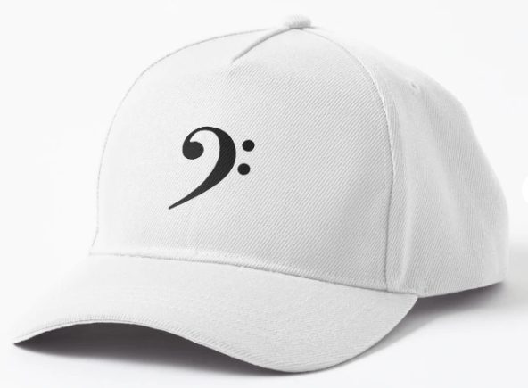 Bass Clef Baseball Cap