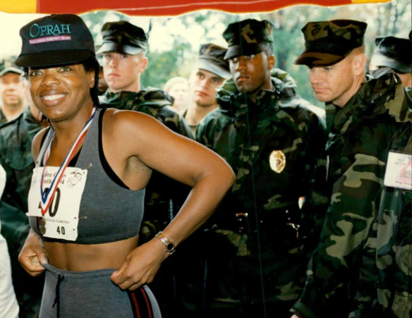 Oprah Winfrey Marine Corps Marathon Eat Pasta Run Fasta