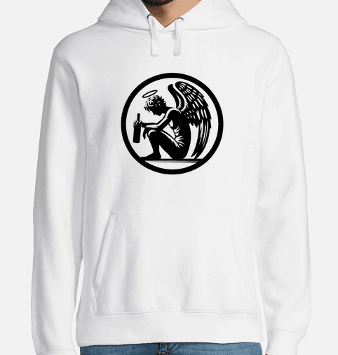 Fallen Angel Mens Hoodie